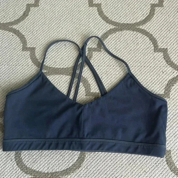We over Me strappy washed black sports bra - Picture 6 of 13